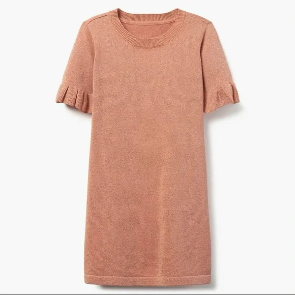Gymboree Metallic Sweater Dress Girls Rose Gold Girls’ Sz‎ XXS (3)