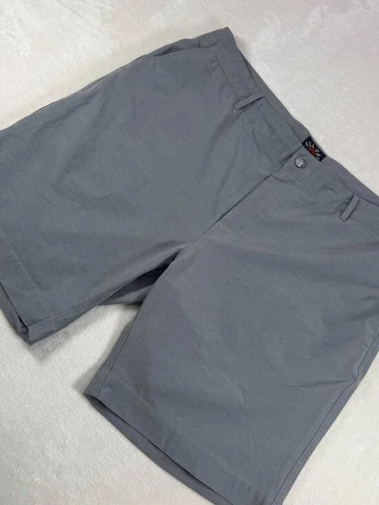 Faherty Mens All Day Shorts Gray Size 40 Drawstring Stretch Preppy Beach