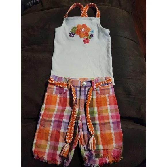 Gymboree surf adventure tank and shorts size 4‎