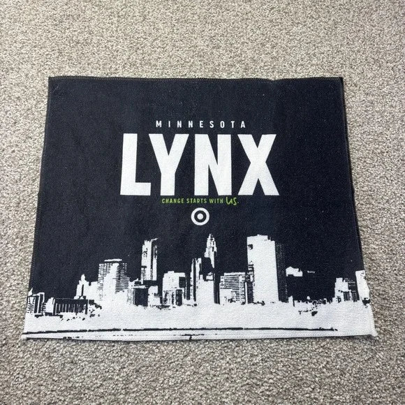 Minnesota Lynx Rally Towel Mens One Size Black WNBA Basketball Target Towel