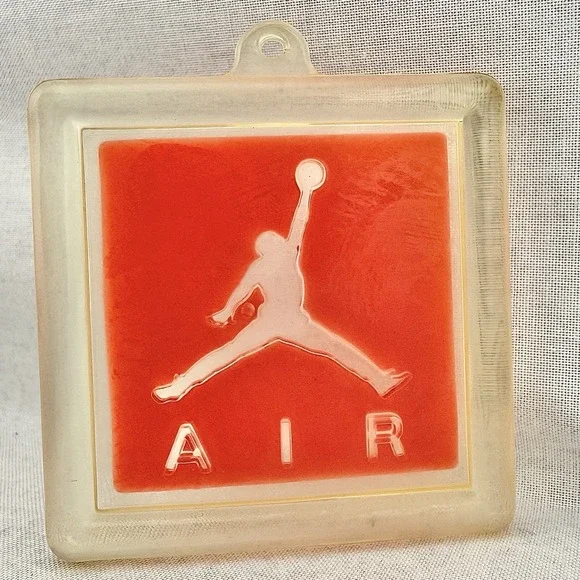 Nike Air Jordan Jumpman Shoe Hangtag Acrylic Plastic Keychain 2.5