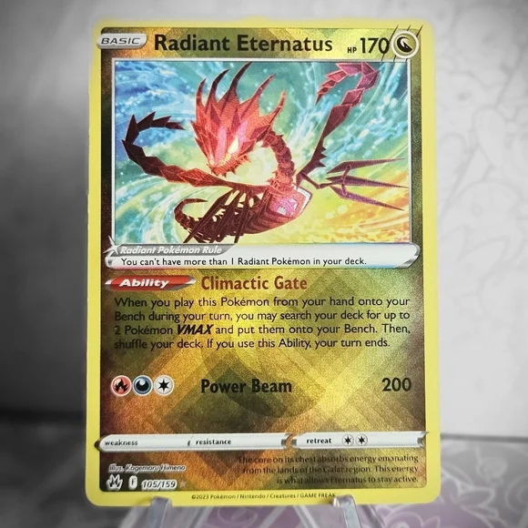 Radiant Eternatus 105/159 TCG Holo Rare