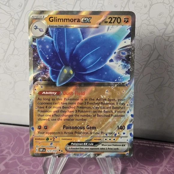 Glimmora EX 123/197 Pokémon TCG Holo Rare