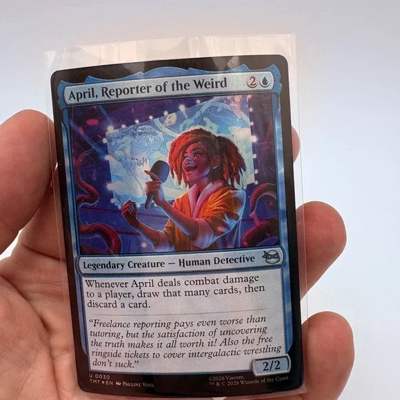MTG Secret Lair TMNT April Reporter of the Weird & Splinter Hamato Yoshi