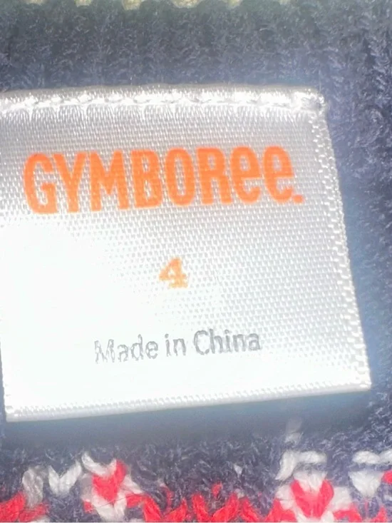 4T Gymboree Navy Snowflake Knit Sweater Dress