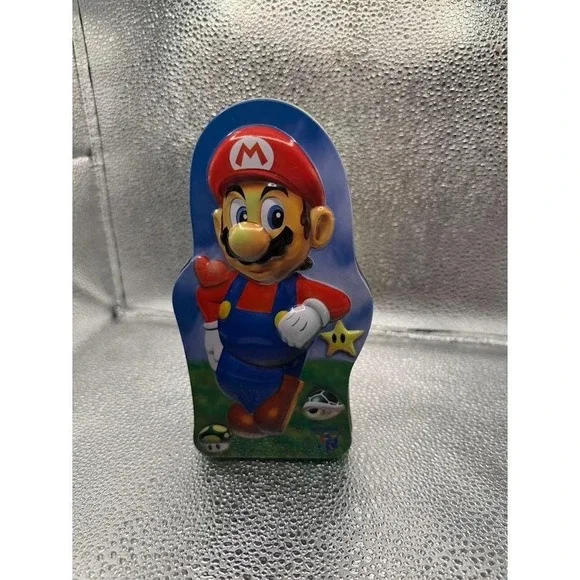 Nintendo Mario 64 Tin Box‎ Container Vintage Collectible