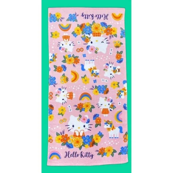 Hello kitty bath towel