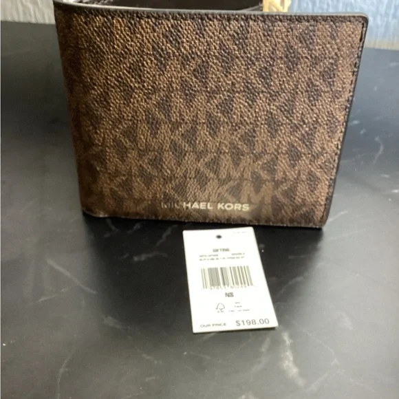Michael Kors Black Leather Card Holder