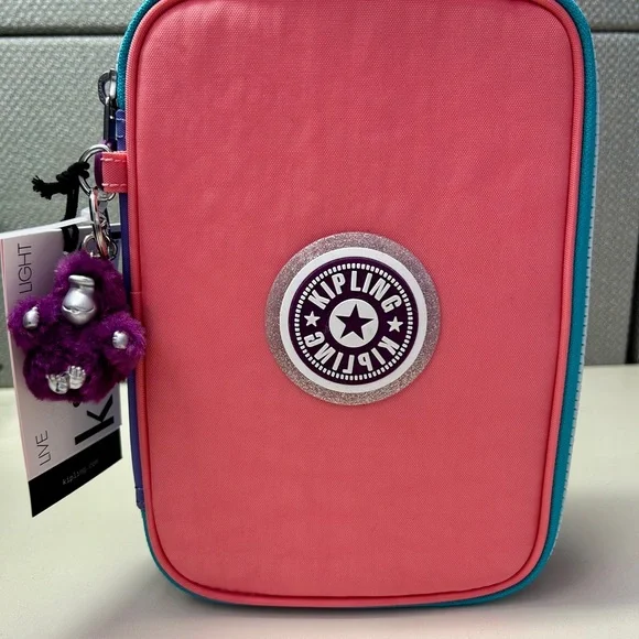 Kipling Coral 100 Pens Case Bag