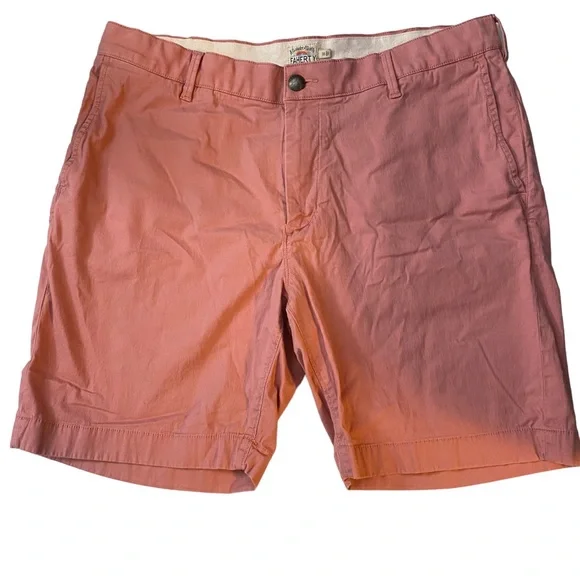 Faherty Organic Cotton Tencel Blend Shorts Size 35 8” Inseam