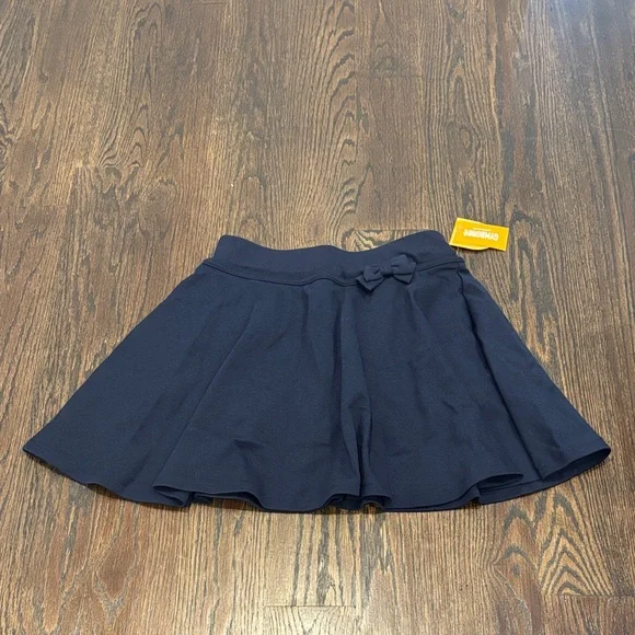 NWT Gymboree Girls Navy Blue Skater Skirt Size 12