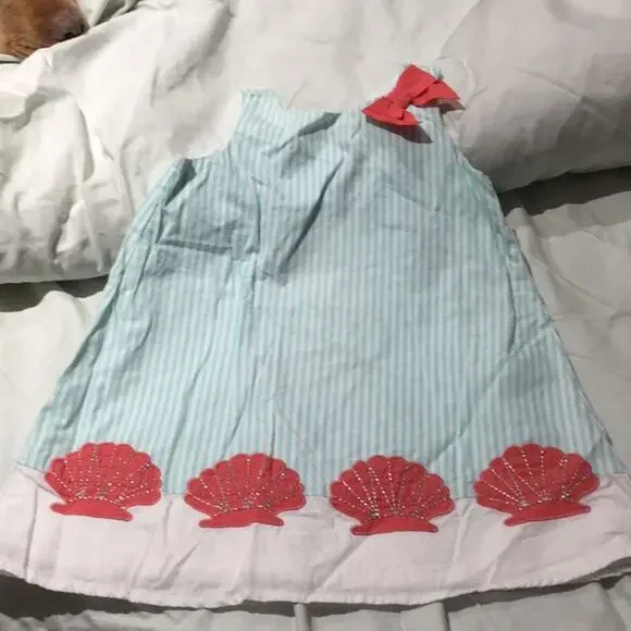 Gymboree 3t seashell shift dress worn once