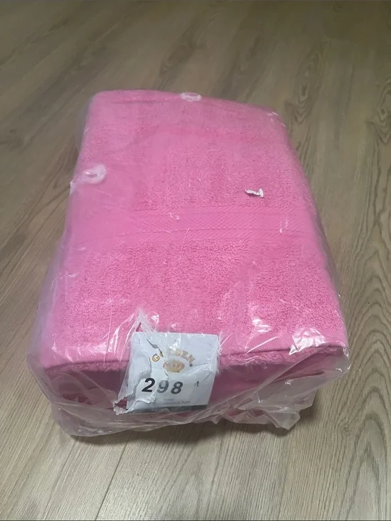 Pink Bath Towel - Bright Pink