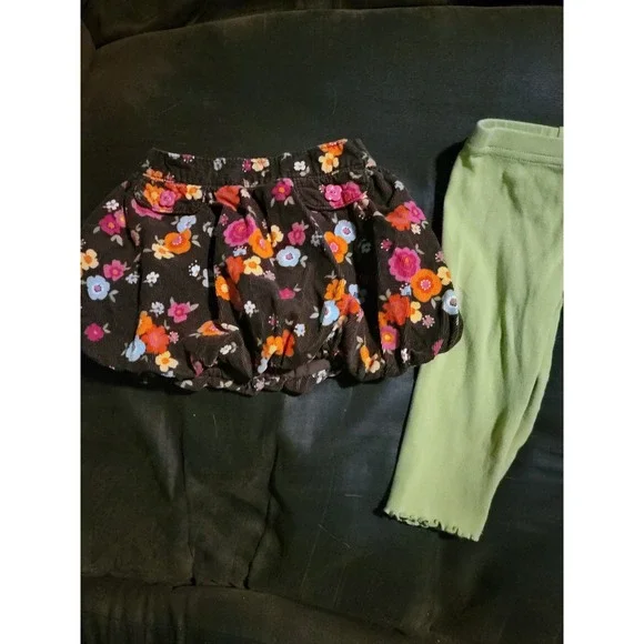 Gymboree woodland friends skirt and leggings‎ size 6 12 months