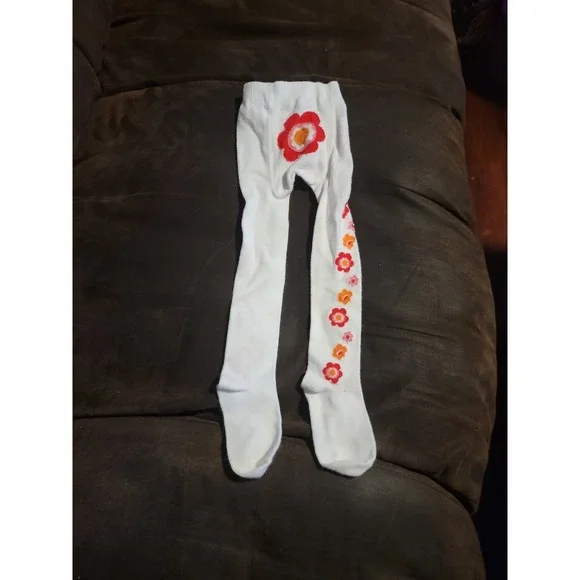 Gymboree smart little lady floral‎ tights size 2t 3t