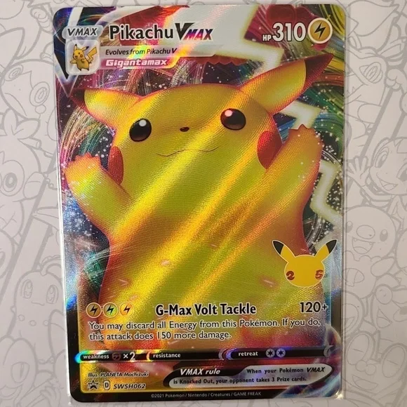 Pikachu VMax swsh062 25Th Anniversary Celebration Pokémon TCG