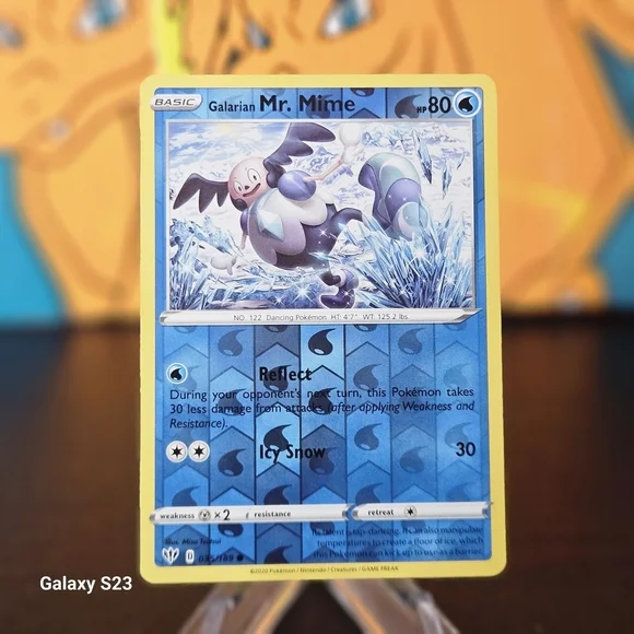 Galarian Mr. Mime 035/189 Pokémon TCG Reverse Holo Rare