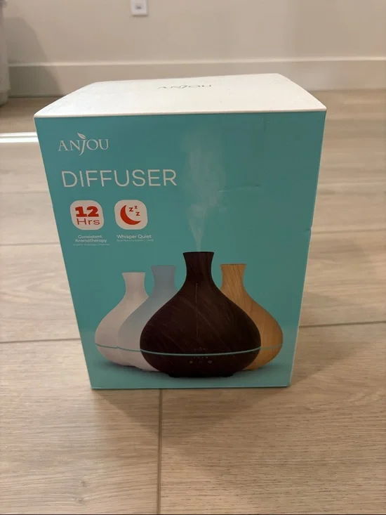 Anjou Diffuser in Teal Packaging — blue/white