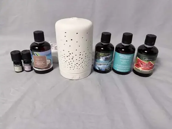 Better Homes & Gardens Ultrasonic Fragrance Oil Diffuser with 7 Fragrance Oils