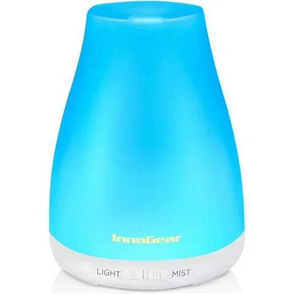 InnoGear Essential Oil Diffuser Premium 5-in-1 Diffusers for Home Scent White