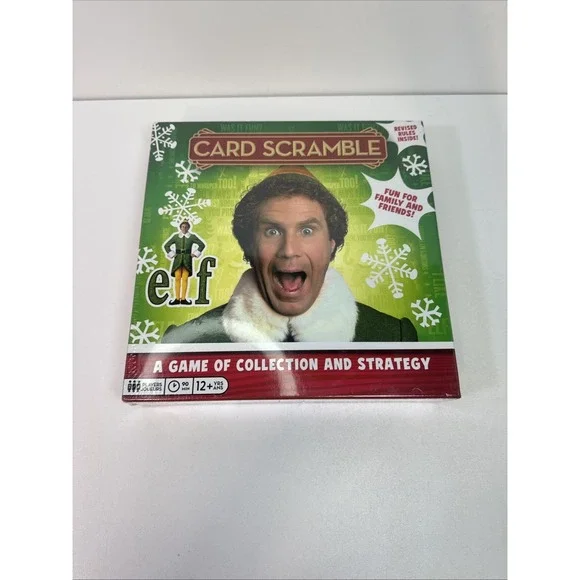 Elf Card Scramble Board Game Buddy Christmas Elf Movie NEW‎ FACTORY SEALED