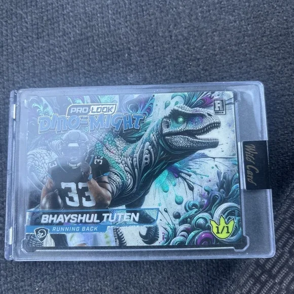 2025 Bhayshul Tuten Rookie 1/1 Rookie Dino-Might Sealed