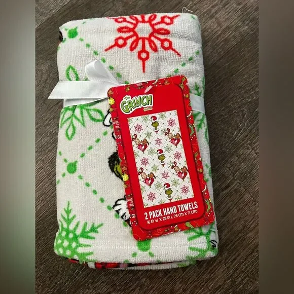 The Grinch Christmas Hand Towels