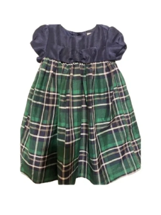 🦚3/$15🦚Gymboree Plaid Green Dress Size18-24Months