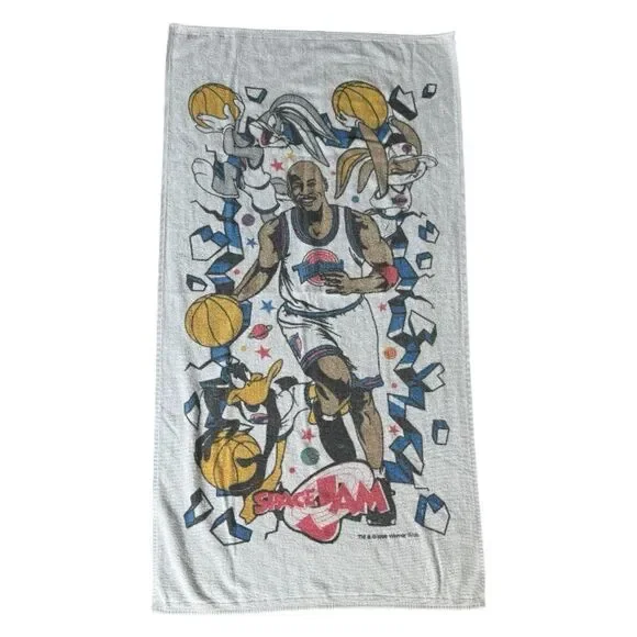 Space Jam vintage 1996 beach towel