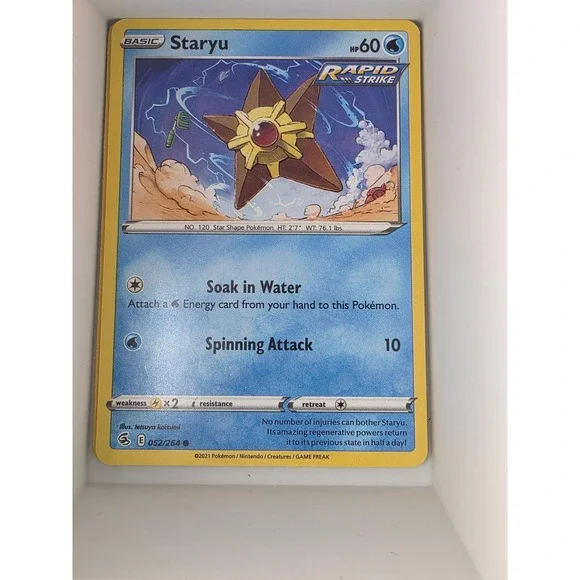 Staryu 052/264 Common Fusion Strike Pokemon Near Mint