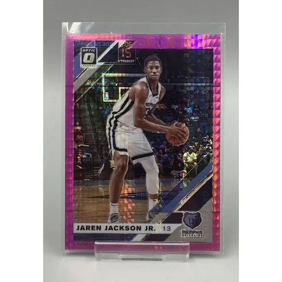 Donruss Optic 2019-20 JAREN‎ JACKSON JR GRIZZLIES HYPER PINK PRIZM Parallel