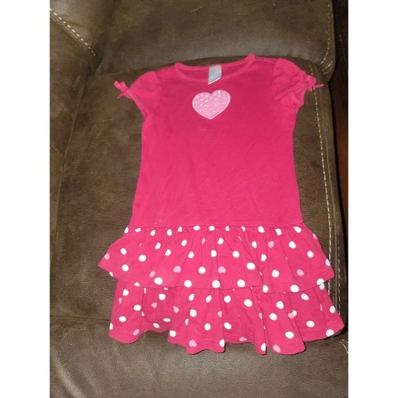 Gymboree valentine's day heart‎ red dress size 4
