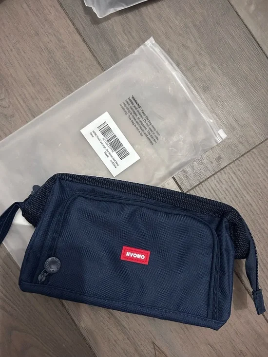 Navy pencil pouch