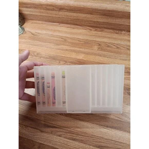 Vintage Tuppertoys Crayon Organizer Box