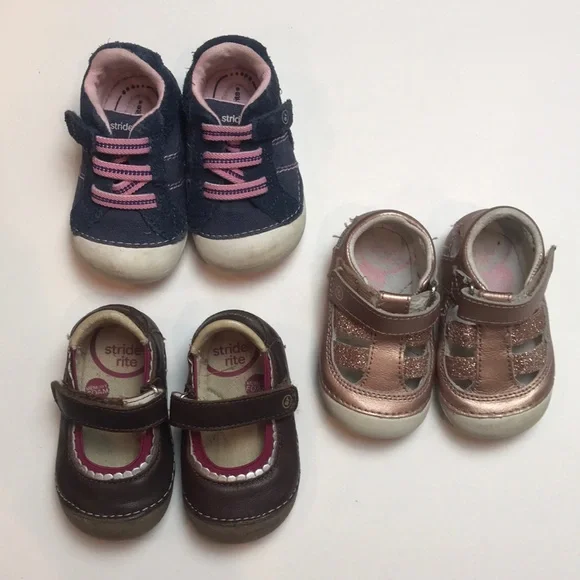 *Stride Rite Sandals/Sneakers Bundle (size 3)