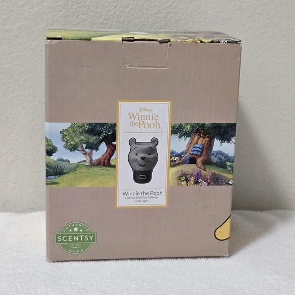 Scentsy‎ Disney Winnie the Pooh Wall Fan Diffuser New in Box with Light