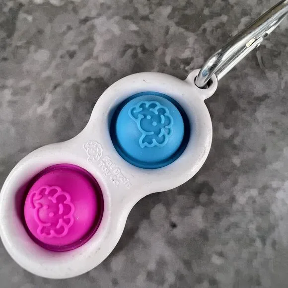 Fat Brain Toys Fidget Toy Keychain Keyring
