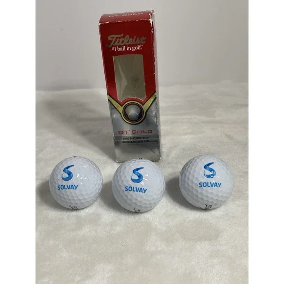 Titleist DT SOLO Golf Balls - Sleeve of 3 Golf Balls‎ With Box