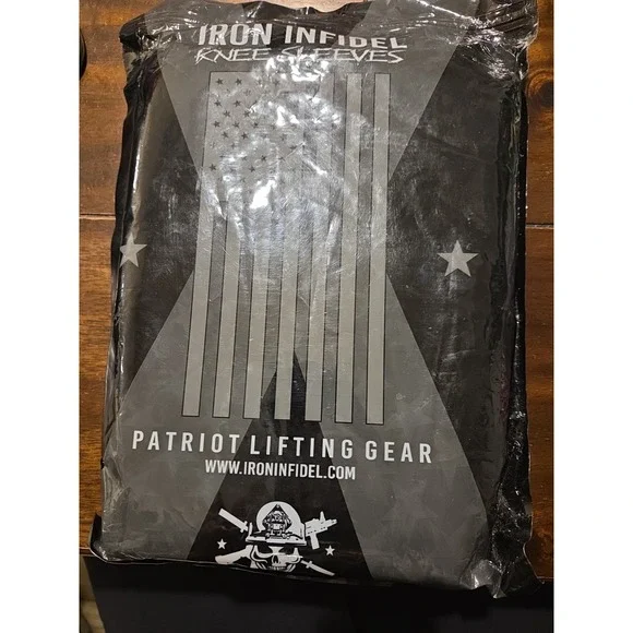 Iron Infidel‎ Knee Sleeves Black Xlarge