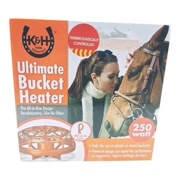 K&H Farm Essentials Ultimate Bucket & Stock Pond Tank Heater Stock Deicer Horses
