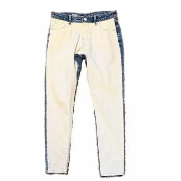 NWT Gymboree Super Skinny Two Tone Denim Jeans Size 12