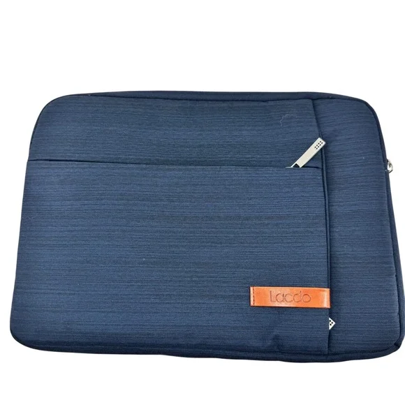 Lacdo Navy Blue‎ Laptop Sleeve Case Padded Pouch Bag for Notebook Computer
