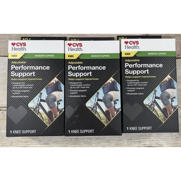 CVS Health Adjustable, Moderate Support, KNEE, Active‎ Compression Support, 3