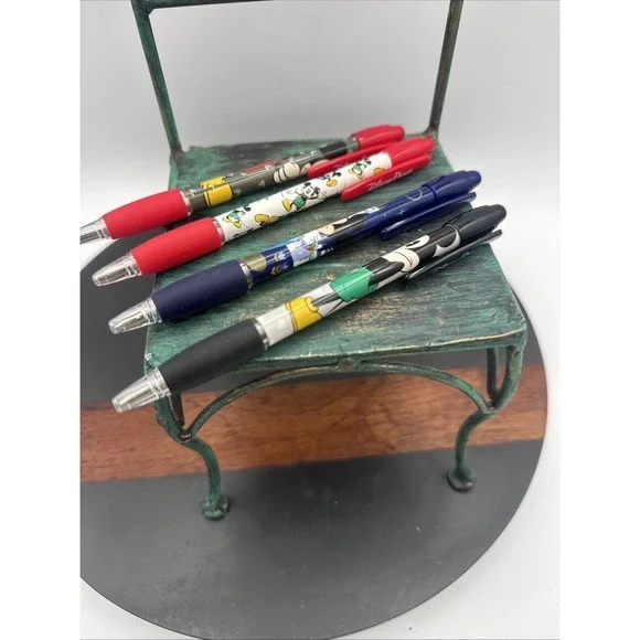 Lot Of Rare Disney Mickey Mouse Pens Bundle Of 4 NWOT Red, Blue, Black