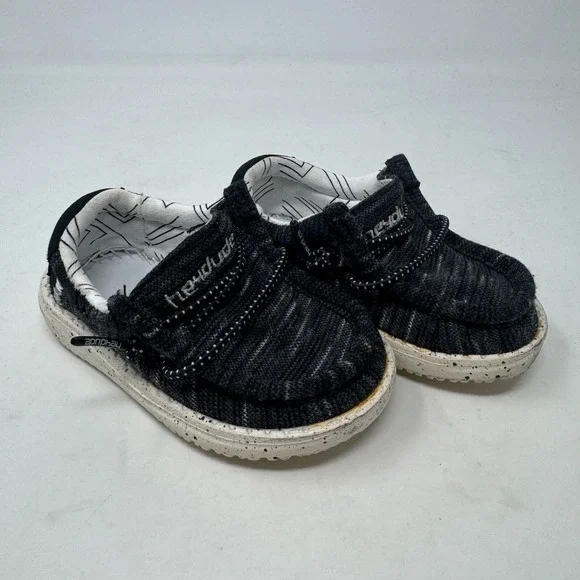 Hey Dude Shoes‎ Size US K5 EU 21 Toddler Black (NO INSERTS)