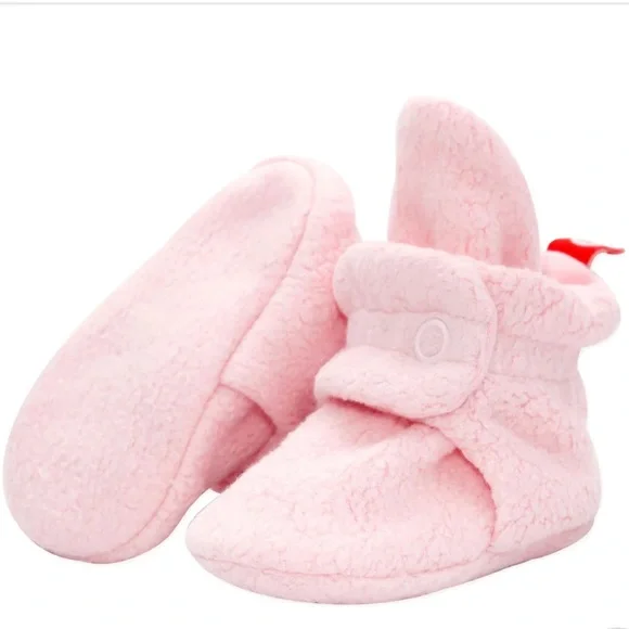 Cozie Fleece Baby Bootie - Pink