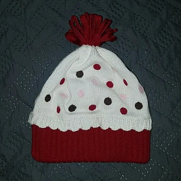 🔥HOST PICK🔥Gymboree Cupcake Baby Beanie 12-24m