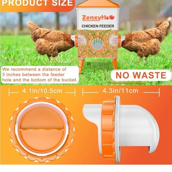 Orange Chicken Feeder