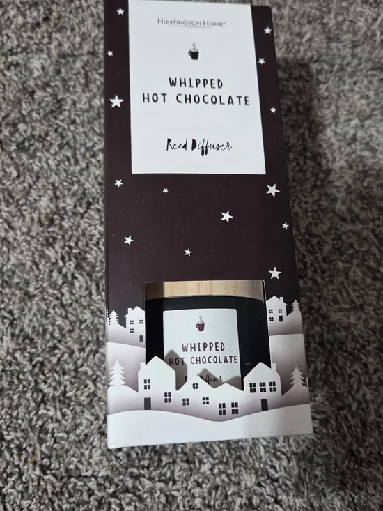 Huntington Home Whipped Hot Chocolate Reed Diffuser - Brown & Cream