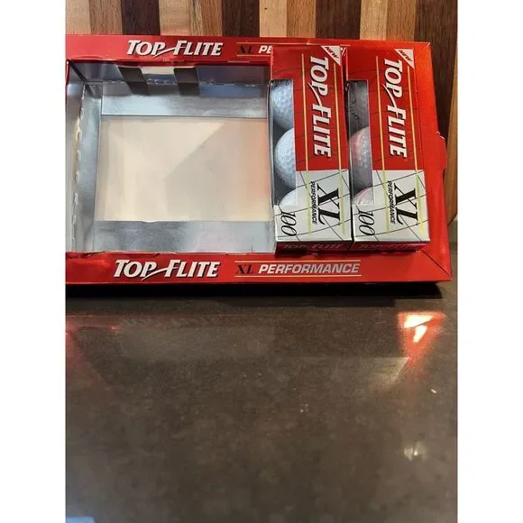 TOP-FLITE XL PERFORMANCE 6 Golf Balls, Two‎ Sleeves Total
